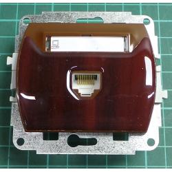 Strojek zasuvka PC 8kontaktu + kryt IP20