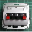 Dual loudspeaker outlet from euro wallbox, Silver, We don't have the plastic frames for these, IP20, TREND, 5GG-2