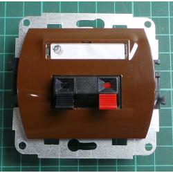 Strojek zasuvka jednonasobna repro + kryt, IP20, TREND, 4GG-1