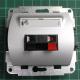Single loudspeaker outlet from euro wallbox, Silver, We don't have the plastic frames for these, IP20, TREND, 5GG-1
