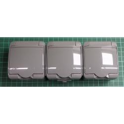 3zasuvka Schuko IP44/16A,250V, JUNIOR, 10GHE-3s