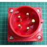 5 Pin, 16A, 3 Phase Plug, Equipment mounted