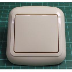 Prepinac krizovy c.7, bezovy, IP20, 10A, 250V, 1WPU-6, DONA