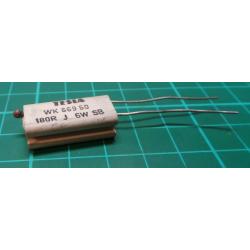 Ceramic Resistor, 180R, 5%, 6W