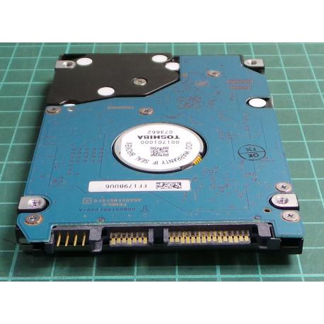 Complete Disk, PCB: G5B001851000-A, MK1237GSX, HDD2D62 C WL01 S, TOSHIBA, 120GB, 2.5", SATA
