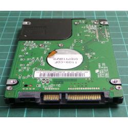 Complete Disk, PCB: 2060-701450-011 Rev A, WD800BEVS, WD Scorpio, WD800BEVS-22RST0, 80GB, 2.5", SATA