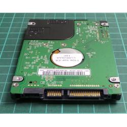 Complete Disk, PCB: 2060-701499-005 Rev A, WD1600BEVT, WD Scorpio, WD1600BEVT-22ZCT0, 160GB, 2.5", SATA