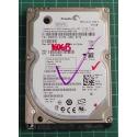 USED, Hard Disk, Seagate, Momentus 7200.2, ST9160823ASG, P/N: 9S523G-032, Firmware: 3.ADE, Laptop, SATA, 160GB