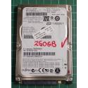 USED, Hard Disk, FUJITSU, MHZ2250BH G2, P/N: CA07018-B31700C1, Laptop, SATA, 250GB