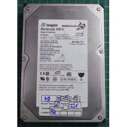 USED, Hard Disk, Barracuda ATA IV, ST340016A, Seagate, P/N: 9T6002-103, Firmware: 3.75, Config: SUW-03, Desktop, IDE, 40GB