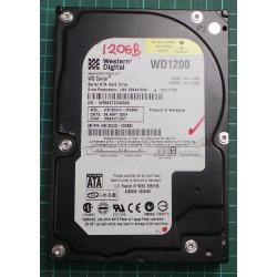 USED, Hard Disk, WD1200, WD Caviar, WD1200JD-00GBB0, Desktop, SATA, 120GB