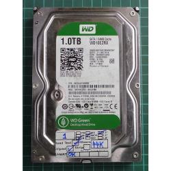 USED, Hard Disk, WD10EZRX, WD Green, WD10EZRX-00L4HB0, Desktop, SATA, 1TB