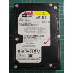 USED, Hard Disk, WD1200, WD Caviar, WD1200SD-01KCB0, Desktop, SATA, 120GB