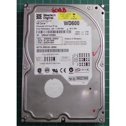 USED, Hard Disk, WD600, WD Caviar, WD600AB-22CBA0, Desktop, IDE, 60GB