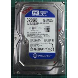 USED, Hard Disk, WD3200AAJB, WD Caviar, WD3200AAJB-00J3A0, Desktop, IDE, 320GB