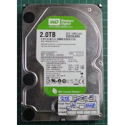 USED, Hard Disk, WD20EARX, WD Caviar, WD20EARX-00PASB0, Desktop, SATA, 2TB