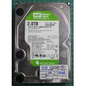USED, Hard Disk, WD20EARX, WD Caviar, WD20EARX-00PASB0, Desktop, SATA, 2TB