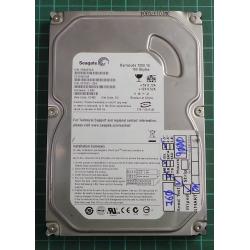 USED, Hard Disk, Barracuda 7200.10, ST3160815A, Seagate, P/N: 9CY032-304, Firmware: 3.AAC, Desktop, IDE, 160GB