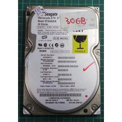 USED, Hard Disk, Barracuda ATA III, ST330620A, Seagate, P/N: 9R3003-076, Firmware: 3.28, Config: AEU-02, Desktop, IDE, 30GB