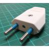 Mains Plug, Euro, 2.5A