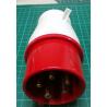 3 Phase Plug, 5-Pin, 220-380V (240-415V), 16A, IP44