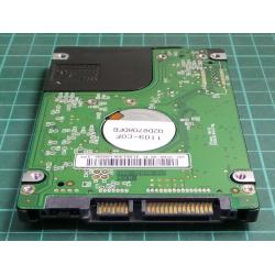 Complete Disk, PCB: 2060-701499-000 Rev A, WD3200BEVT, WD Scorpio, WD3200BEVT-22ZCT0, 320GB, 2.5", SATA