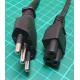 0.65m Italian Socket to Clover Plug Cable, 250V, 10A