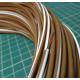 Wire-cable 0.5 mm2 brown-and-white, packing 100 meters 