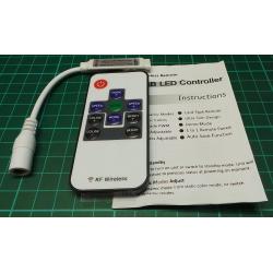 Mini 3/10 Key IR Remote Controller For RGB 3528 5050 LED Strip Light Lamp WKUK