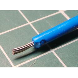 100m, Stranded Wire, Insulated, 0.5 mm2, 105°, blue