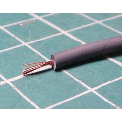 20AWG, 0.5 mm2, Stranded, Silicon, 180°, Gray, per meter