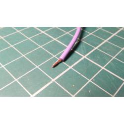 20AWG, 0.5 mm2, Stranded, PVC, 105°, Purple, per meter