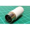 DIN Plug, Male, 7 Pin, Cable Mount