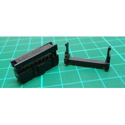 Plug, IDC, socket, PIN: 16, IDC, flat cable, 1.27 mm