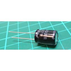 Capacitor, 1000uF, 16V, Electrolytic, 105°, 10x15x5mm