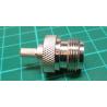 N Type socket, for 5mm cable (RG58)