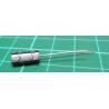 2u2 / 50V 105 ° C 5x11x2mm, radial elektrolyt.kondenzátor 