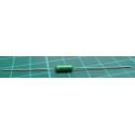 Resistor, 3K79, 5%, 0.5W, green