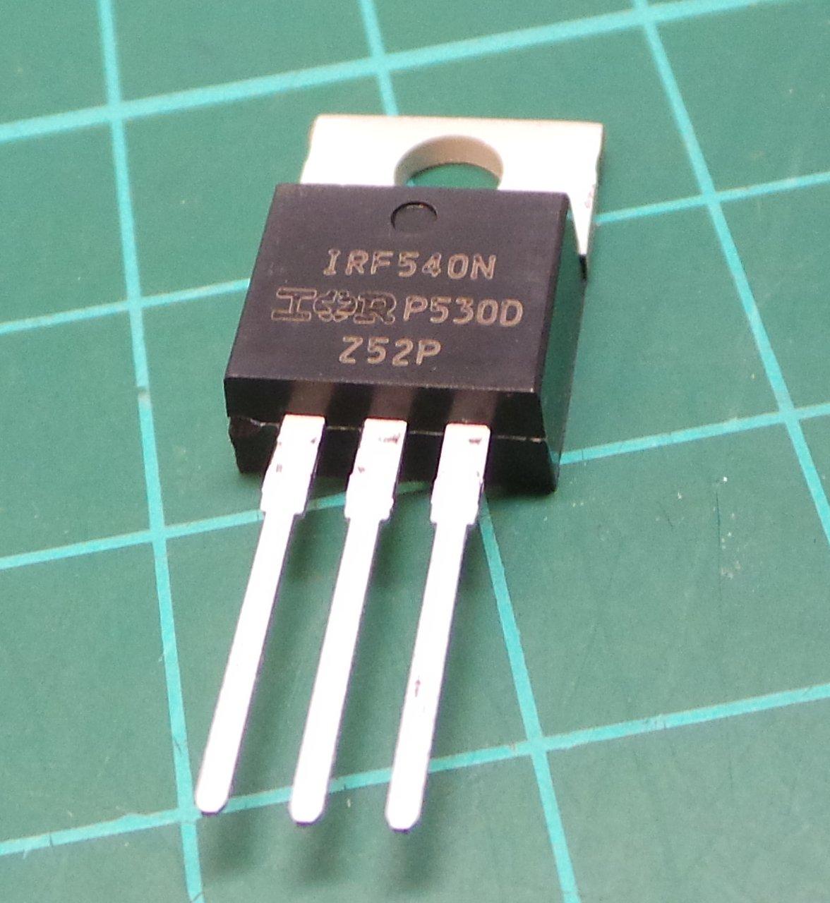 10PCS IRF540N IRF540 TO-220 N-Channel 33A 100V Power Mosfet_shAW