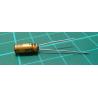 Capacitor, 4.7uF, 50V, Electrolytic, Ø5x11mm, Pitch:2mm, ±20%, Nichicon UFW