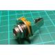JACK socket 6.3 mono panel. with break contact 