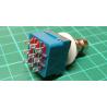 9-pin 3PDT Guitar Effects Pedal Box Stomp Foot Metal Switch True Bypass~WE