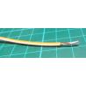 vodic lanko 0.5mm2 oranzovo-bily