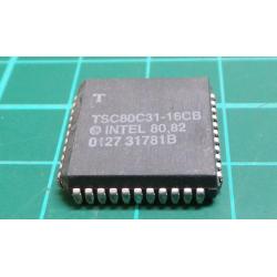 80C31, 8bit microcontroler, PLCC 