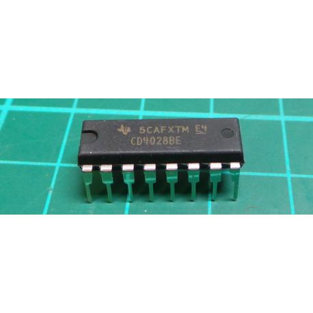 4028 BCD converter / 1-10, DIL16 