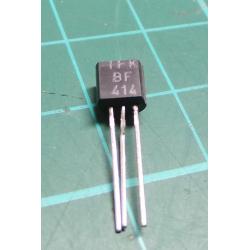 BF414 P RF 30V / 0.025, 0.3W, 560MHz, TO92 