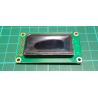 Display, OLED, 8x2, Window dimensions:38x16mm, Dim:58x32x10mm