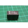 Relay, DPDT, 5V, 1A/125VAC, 1.25A/30VDC