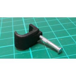 Cable clips, 14x7, Black, For 4 & 6mm2