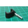 Cable clips, 14x7, Black, For 4 & 6mm2